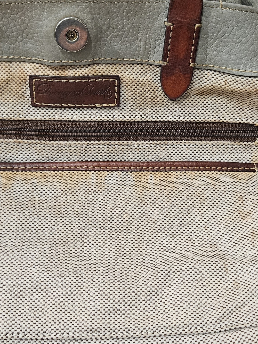 DOONEY& BOURKE Authentic Leather Satchel Handbag.Fair Condition Refer To Picture - Picture 14 of 16